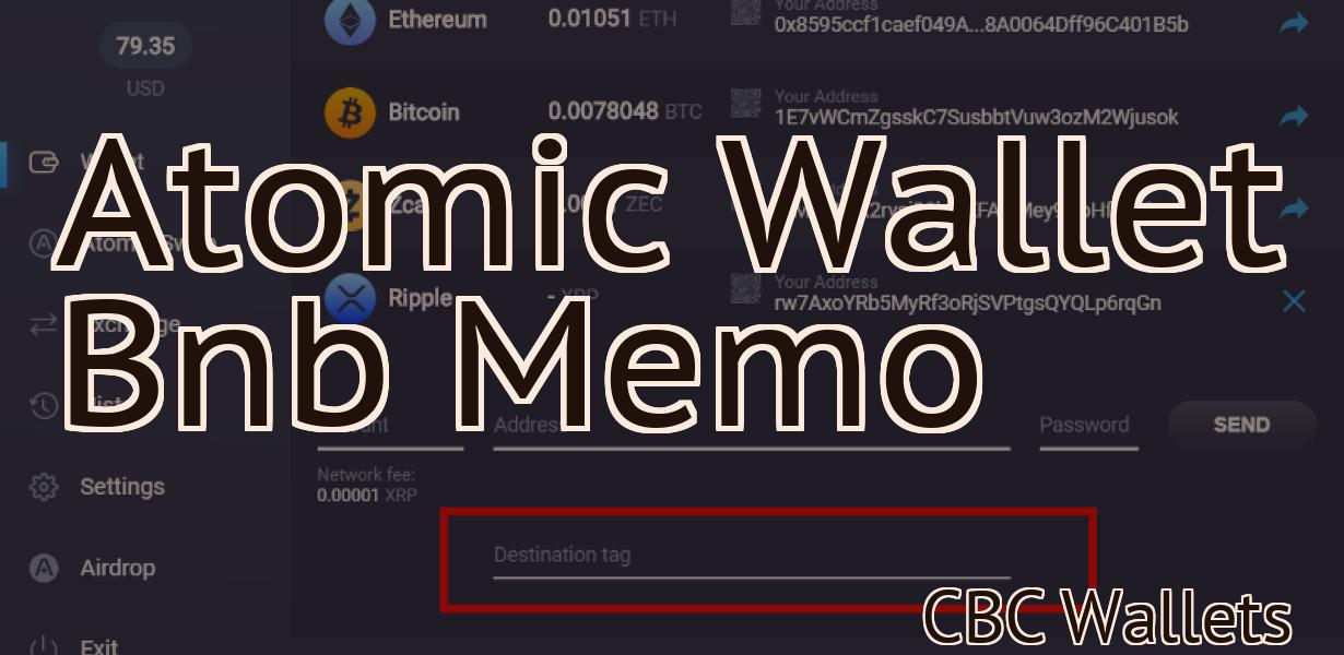 Atomic Wallet Bnb Memo