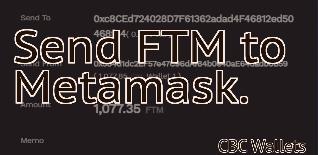 Send FTM to Metamask.