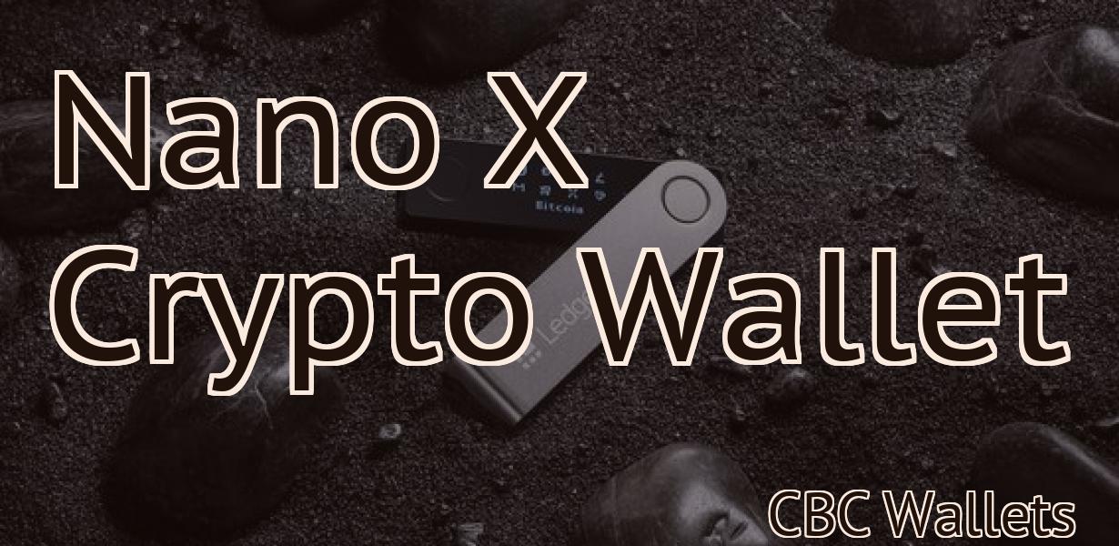 Nano X Crypto Wallet