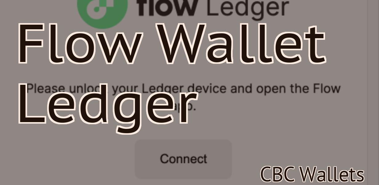Flow Wallet Ledger