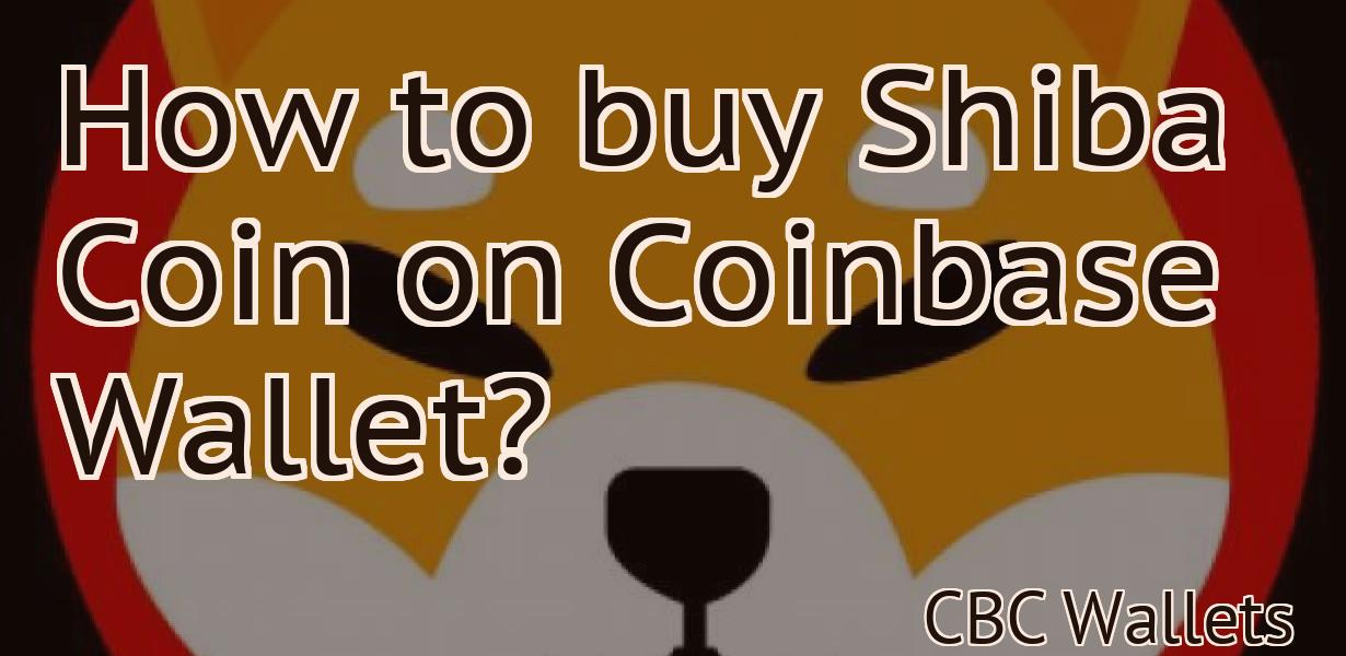How to buy Shiba Coin on Coinbase Wallet?
