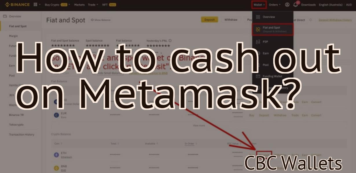 How to cash out on Metamask?