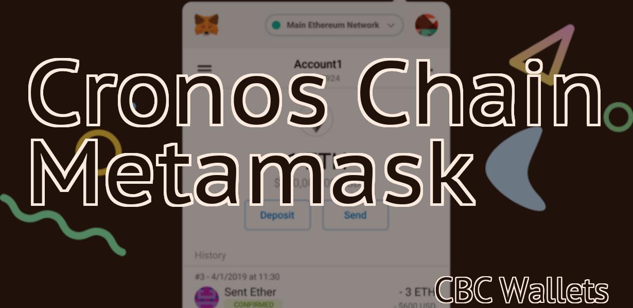 Cronos Chain Metamask