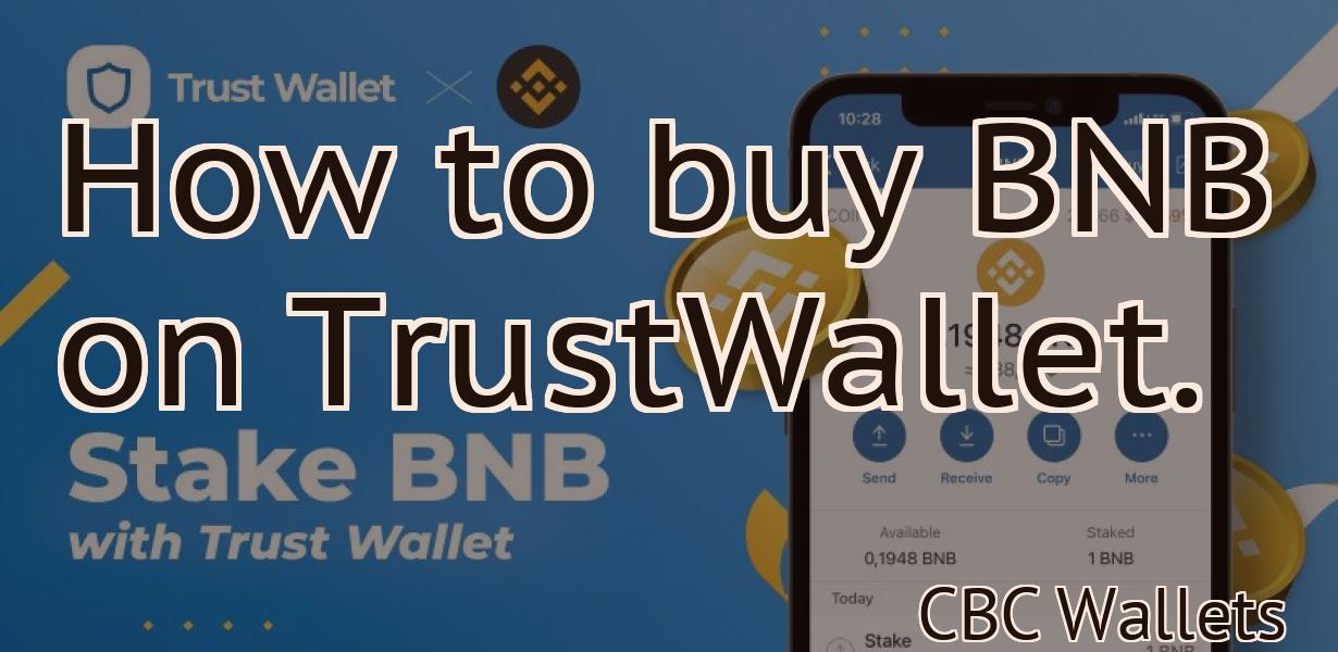 How to buy BNB on TrustWallet.