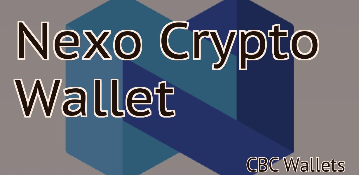 Nexo Crypto Wallet