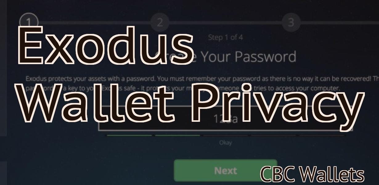 Exodus Wallet Privacy