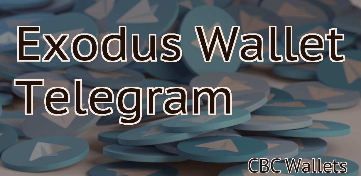 Exodus Wallet Telegram