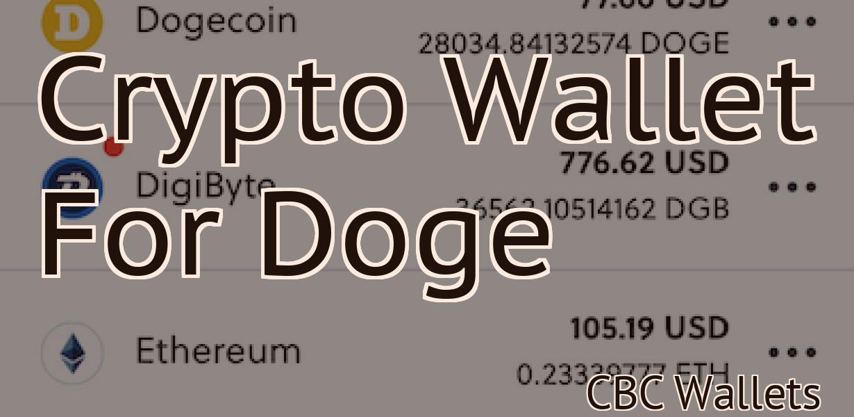 Crypto Wallet For Doge