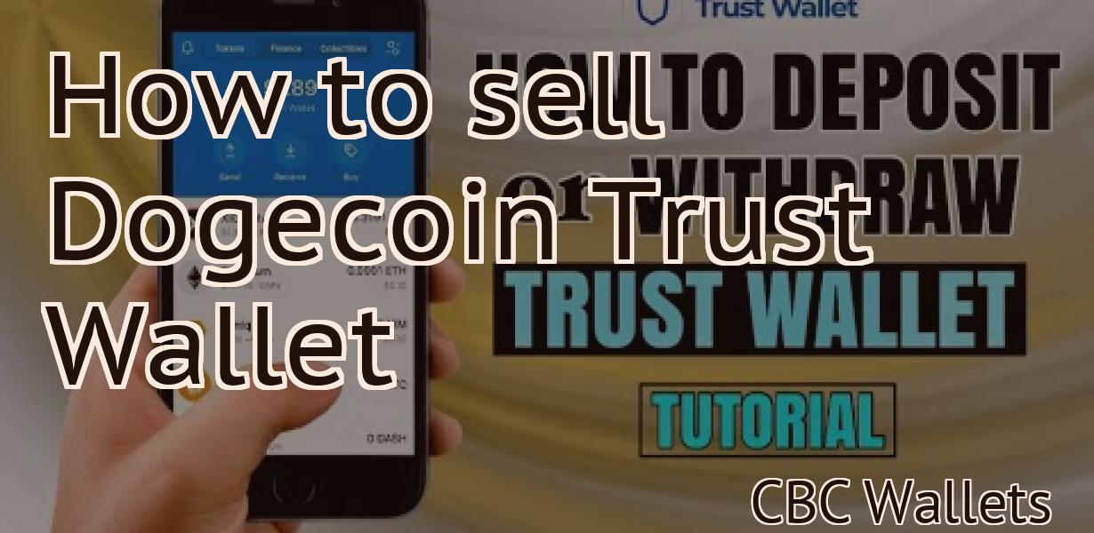 How to sell Dogecoin Trust Wallet