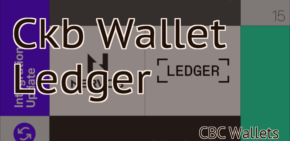 Ckb Wallet Ledger