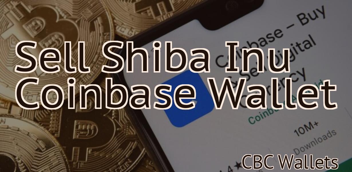 Sell Shiba Inu Coinbase Wallet