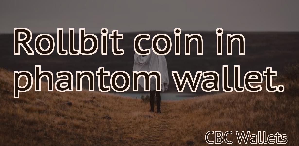 Rollbit coin in phantom wallet.