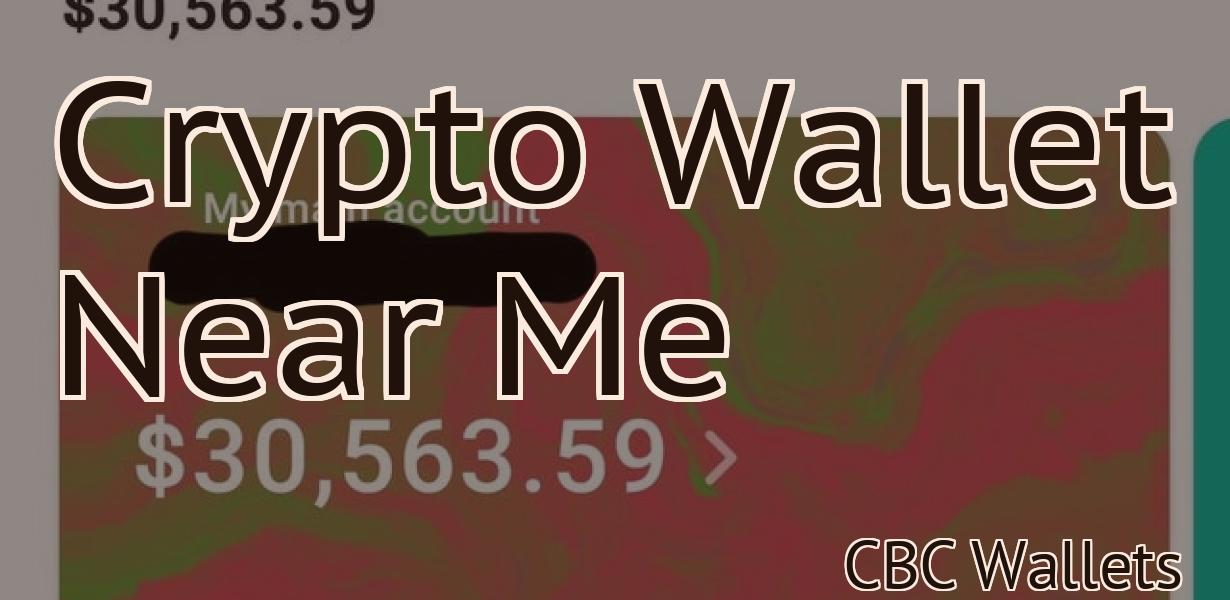 Crypto Wallet Near Me