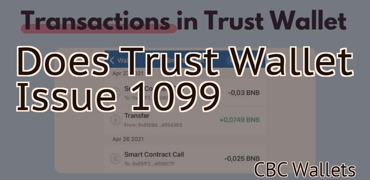 Does Trust Wallet Issue 1099