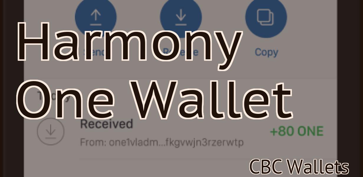 Harmony One Wallet