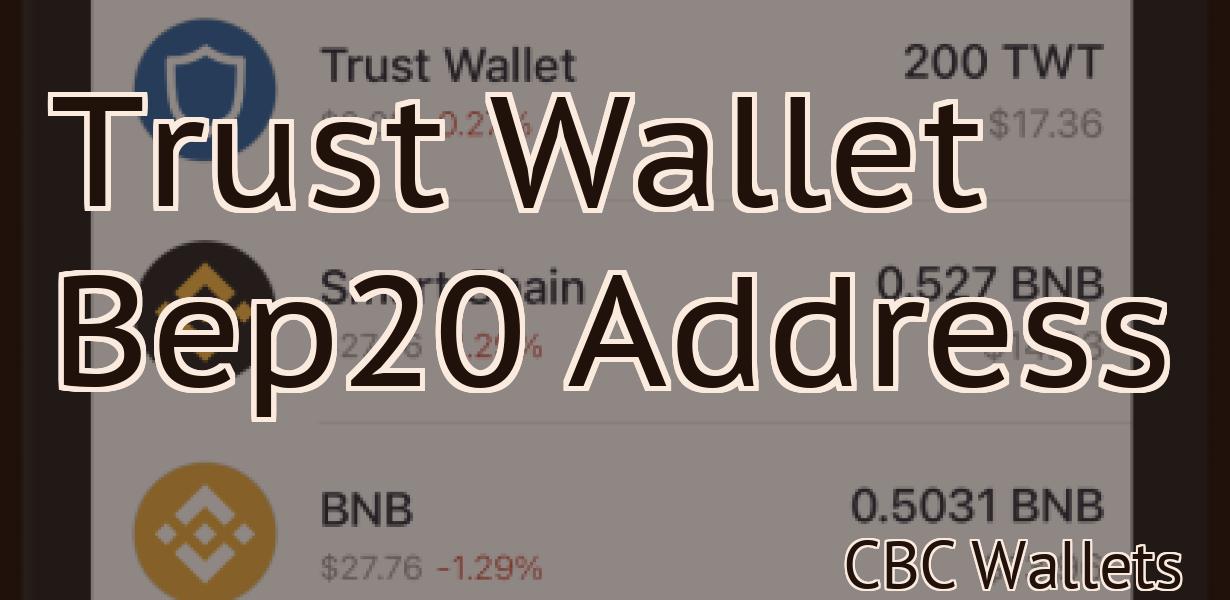 Trust Wallet Bep20 Address