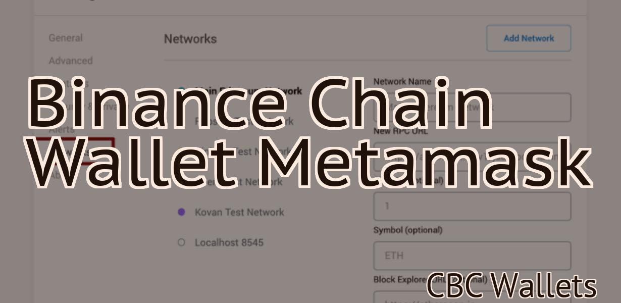 Binance Chain Wallet Metamask