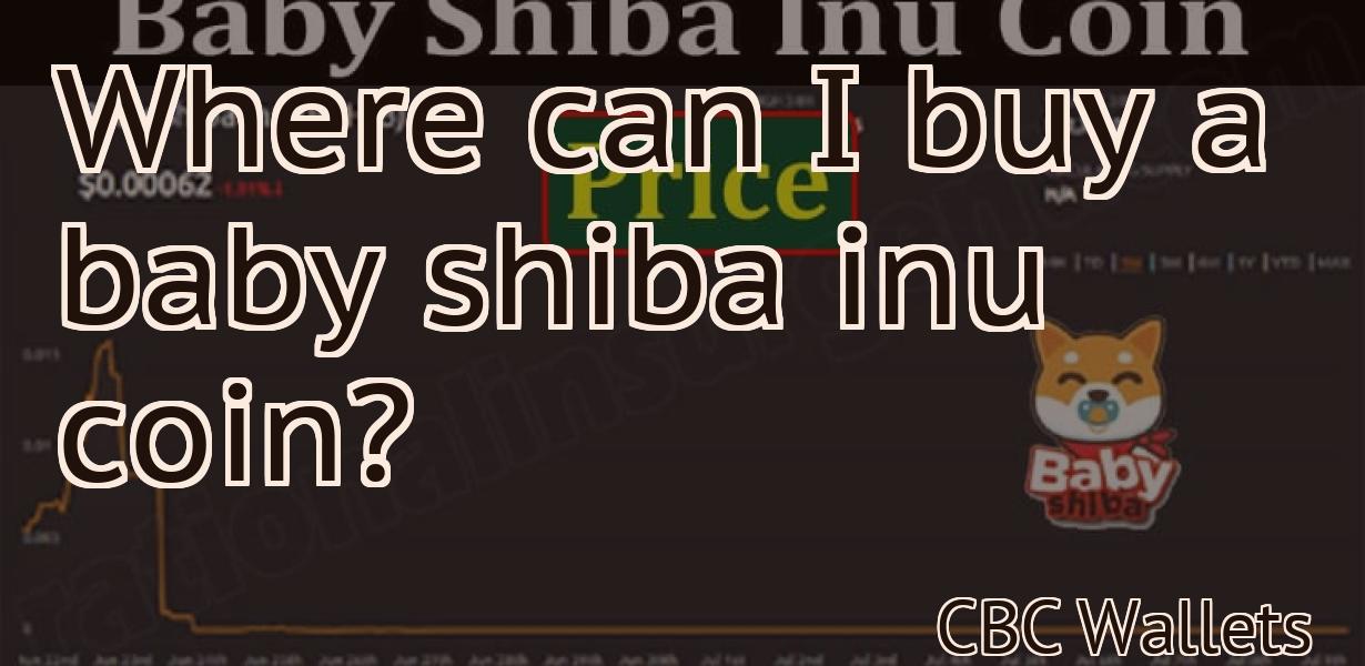 Where can I buy a baby shiba inu coin?