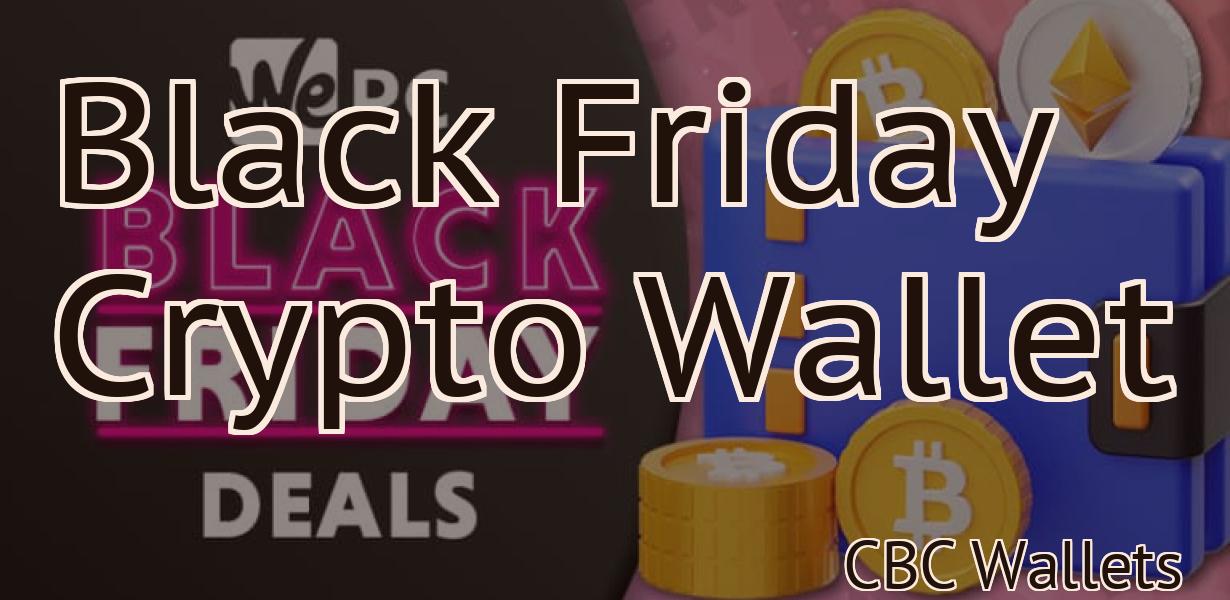 Black Friday Crypto Wallet