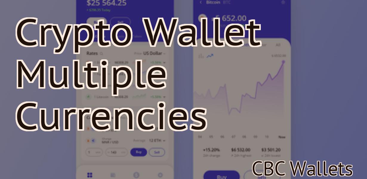 Crypto Wallet Multiple Currencies