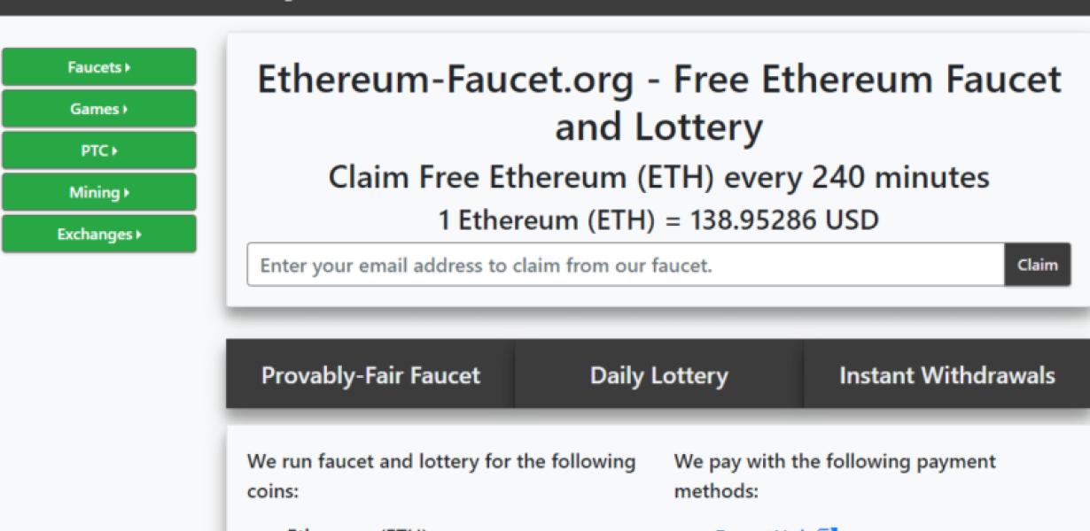 Best Ethereum Faucets to Free 