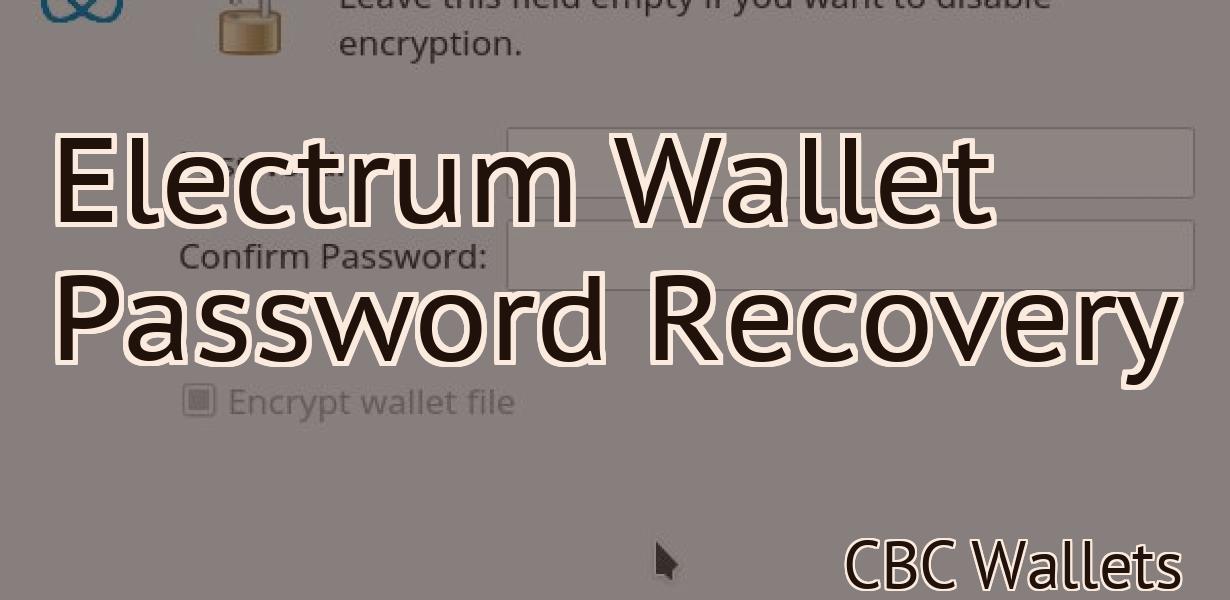 Electrum Wallet Password Recovery