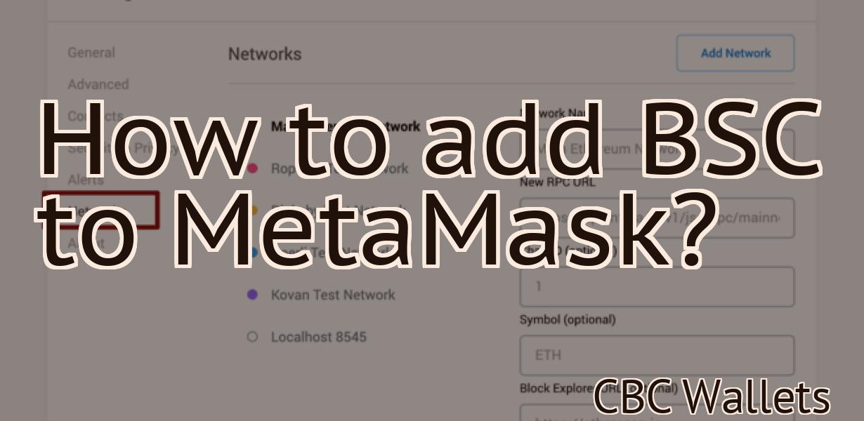 How to add BSC to MetaMask?