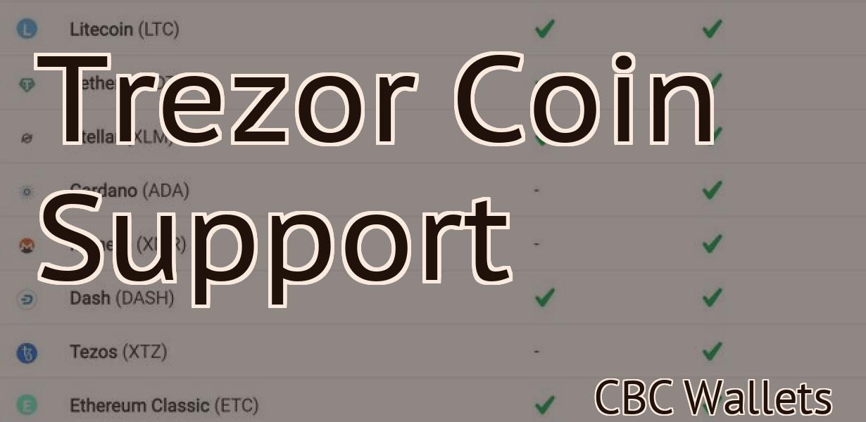 Trezor Coin Support