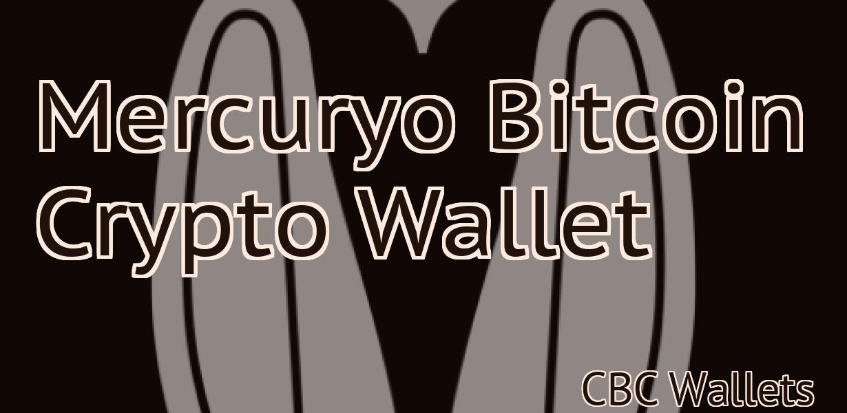Mercuryo Bitcoin Crypto Wallet