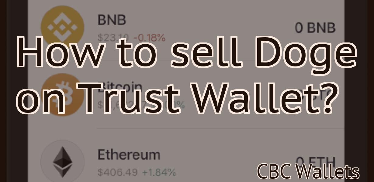 How to sell Doge on Trust Wallet?