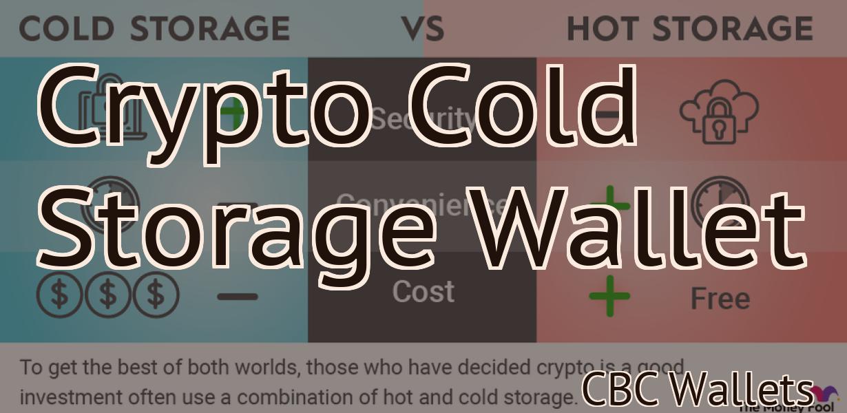Crypto Cold Storage Wallet