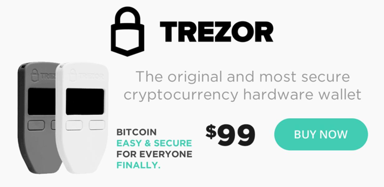 trezor – the most trusted bitc