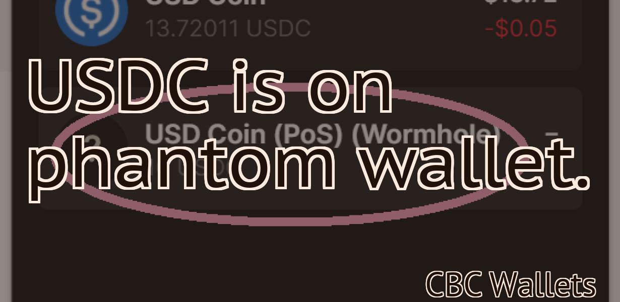 USDC is on phantom wallet.