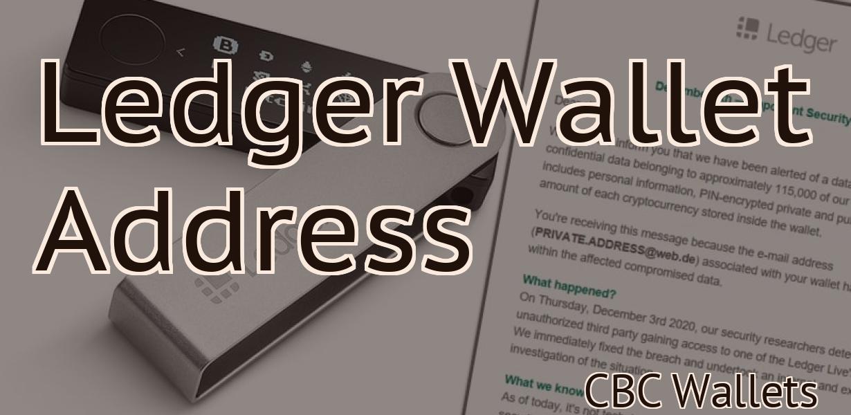 Ledger Wallet Address