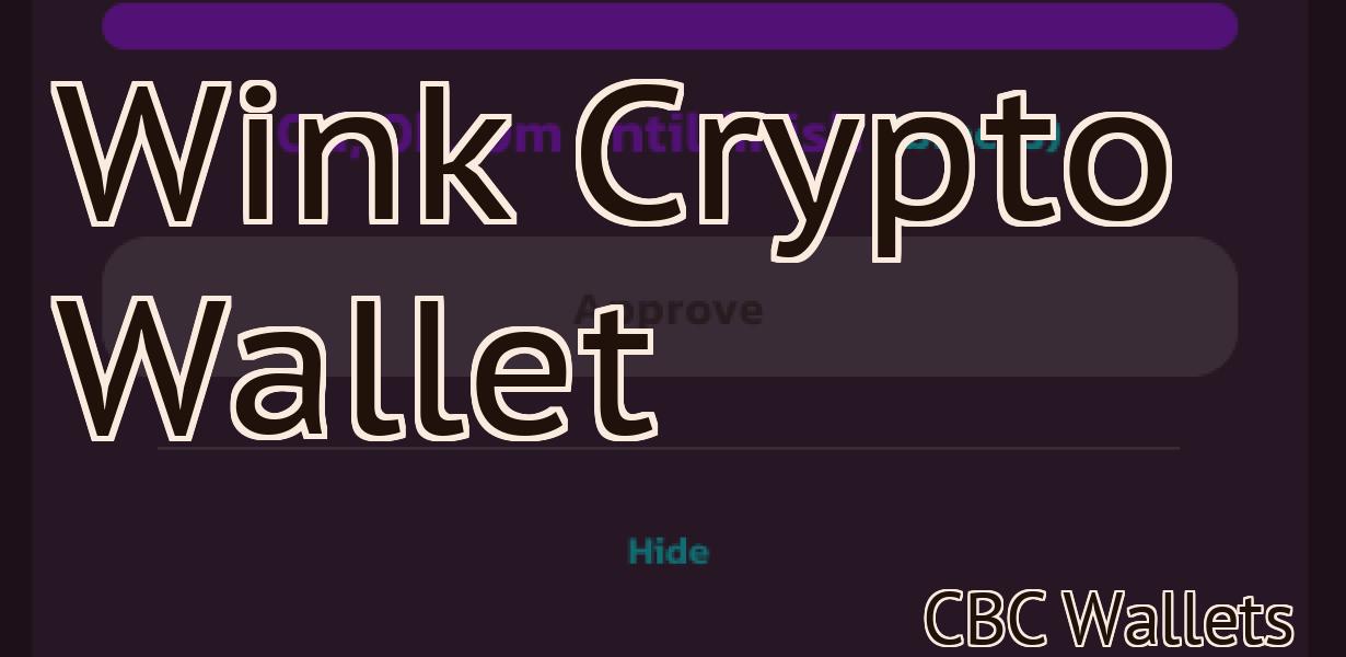 Wink Crypto Wallet