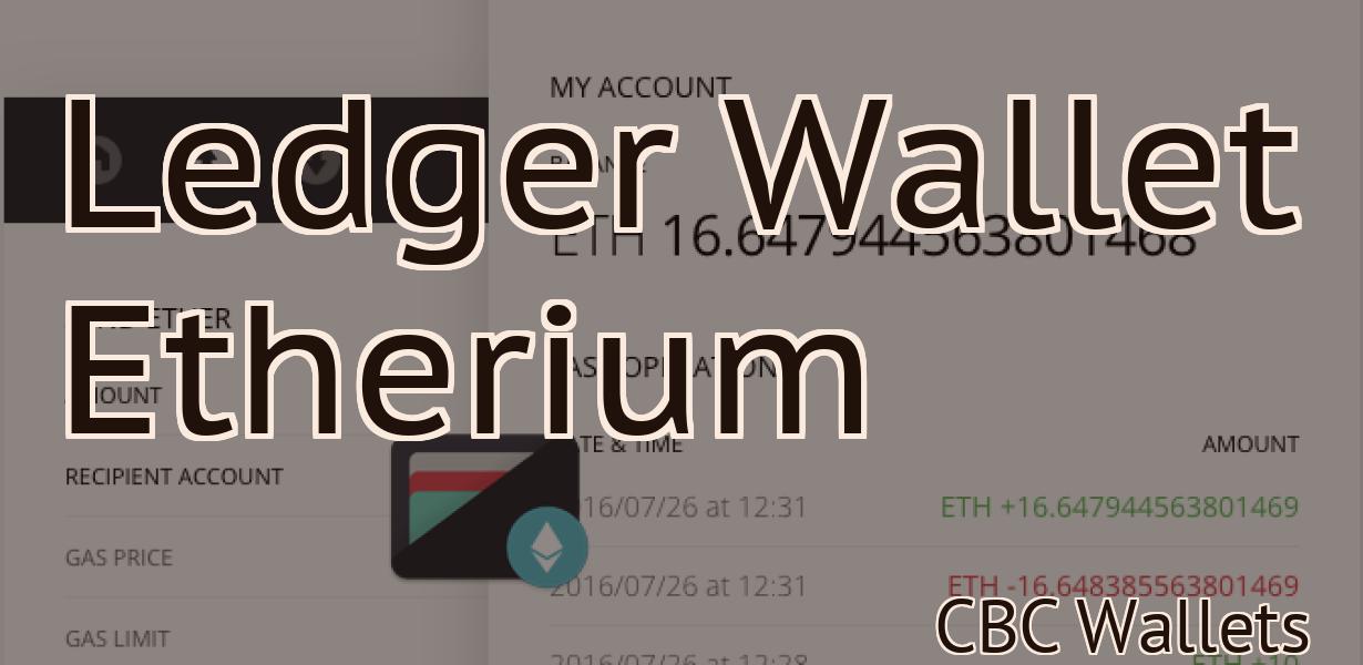 Ledger Wallet Etherium