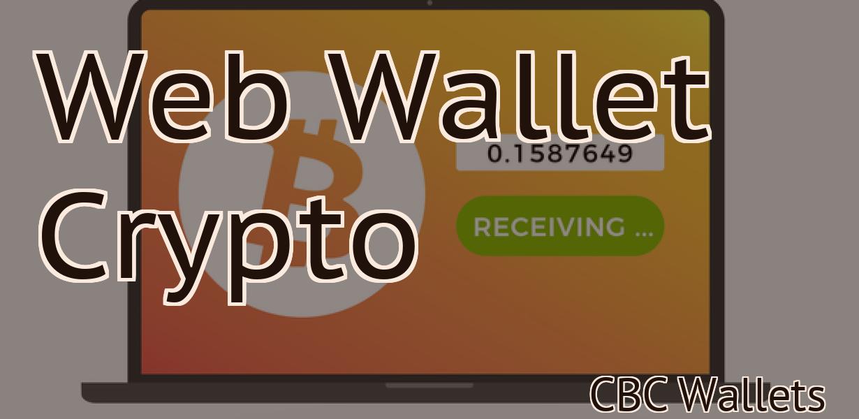 Web Wallet Crypto