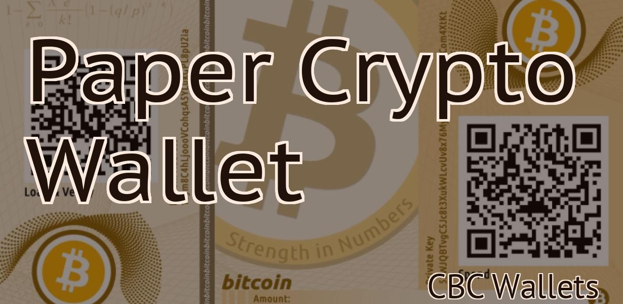 Paper Crypto Wallet