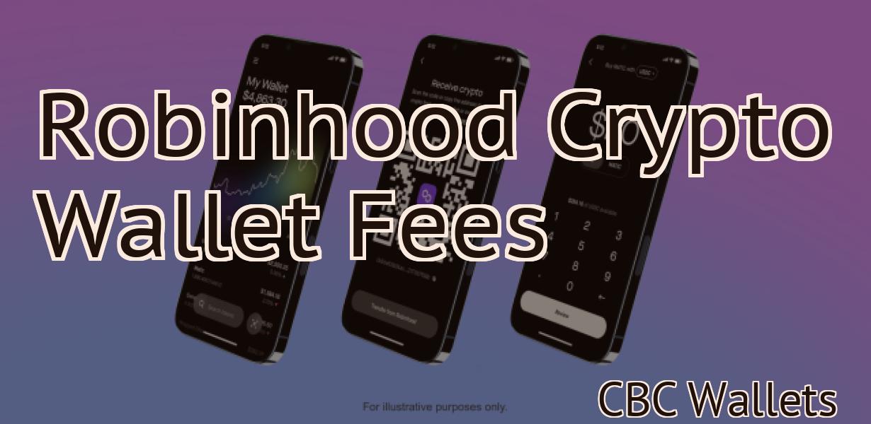 Robinhood Crypto Wallet Fees