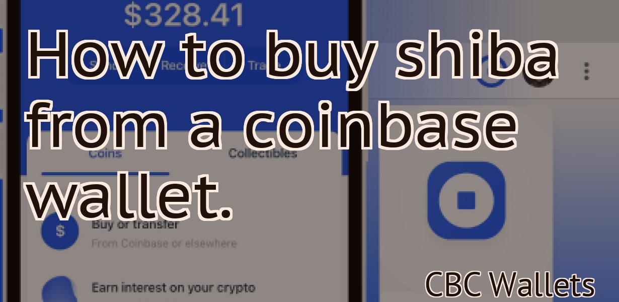 How to buy shiba from a coinbase wallet.
