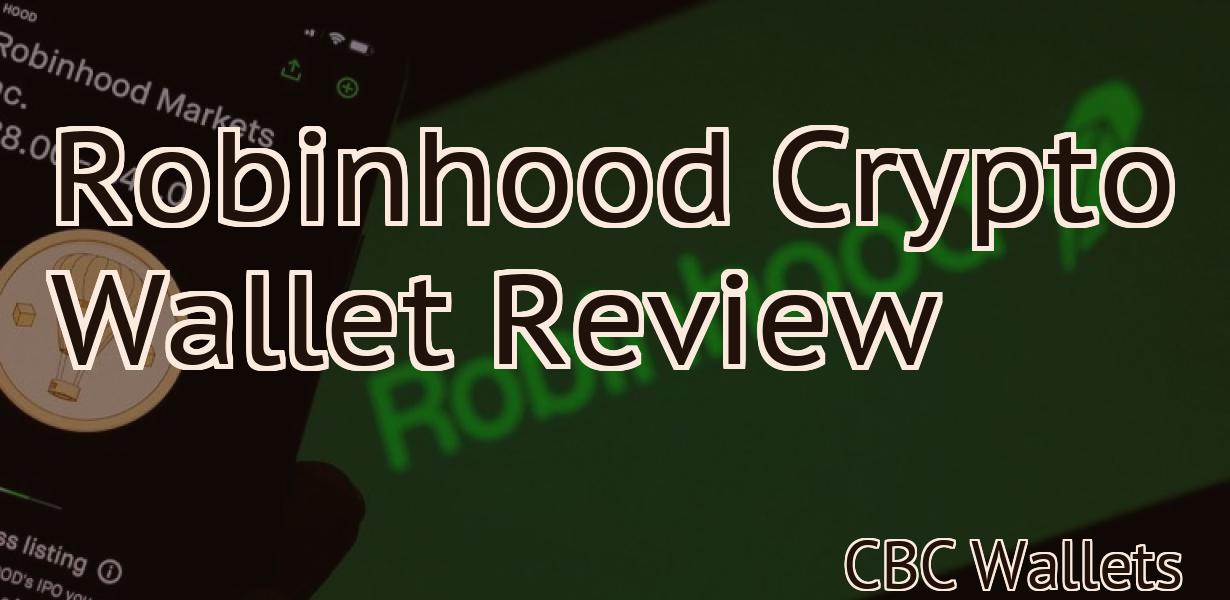 Robinhood Crypto Wallet Review