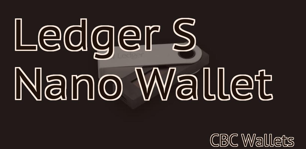 Ledger S Nano Wallet