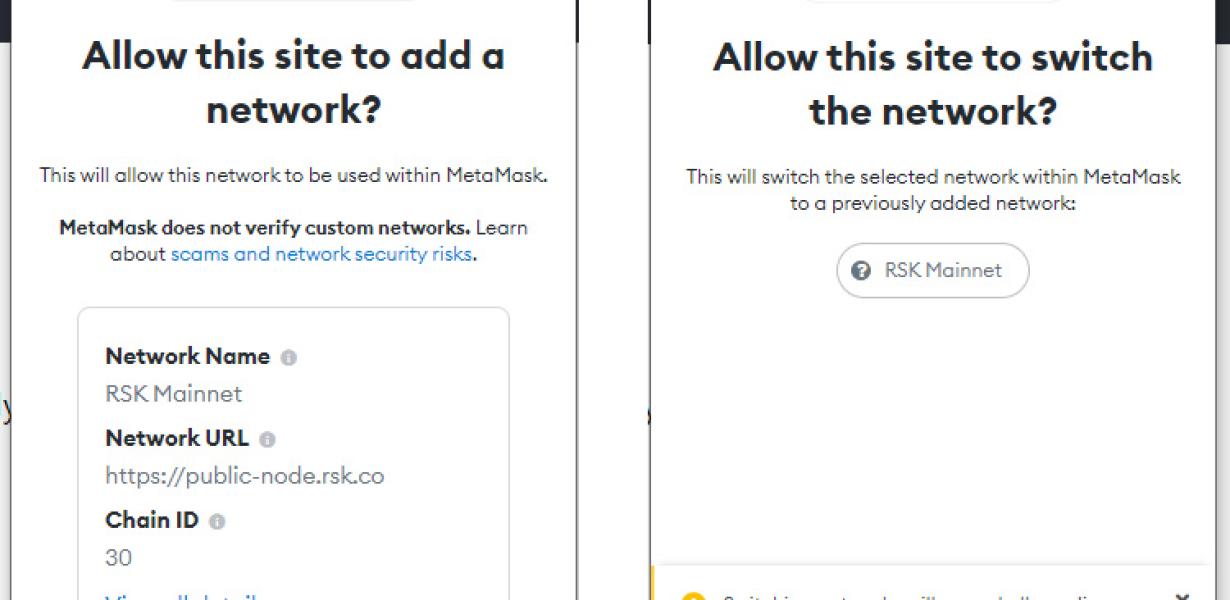 Using Metamask to access Ether