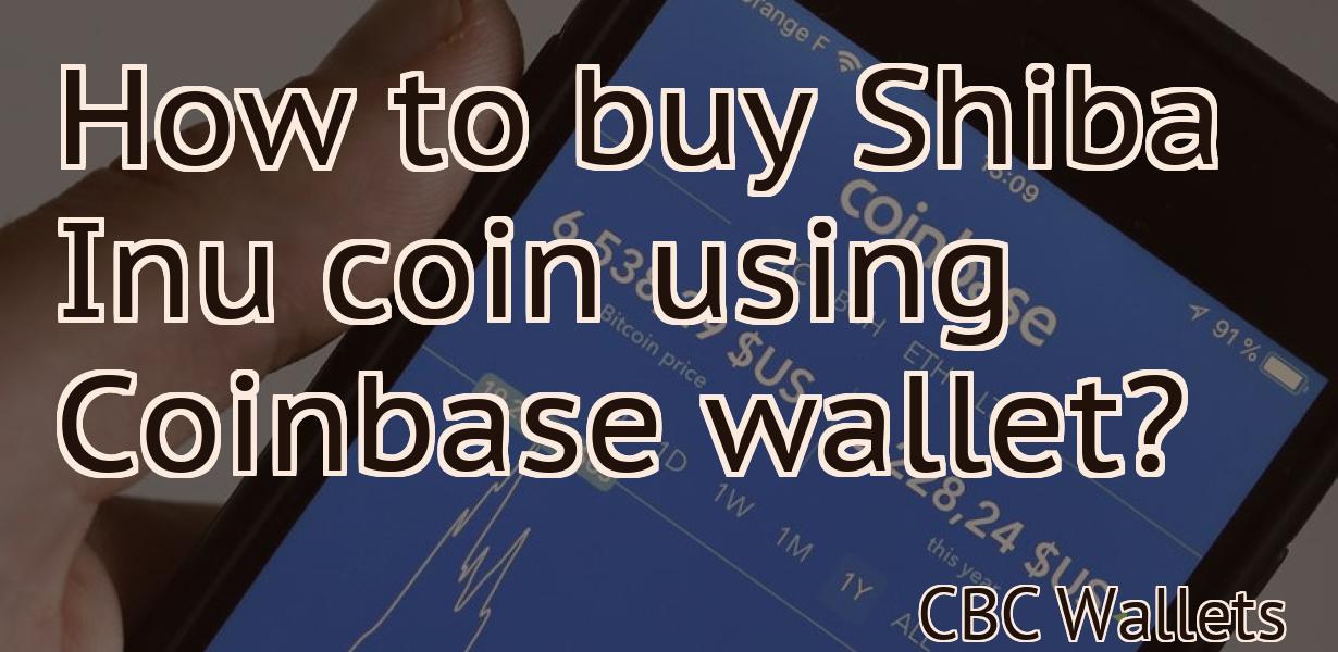 How to buy Shiba Inu coin using Coinbase wallet?