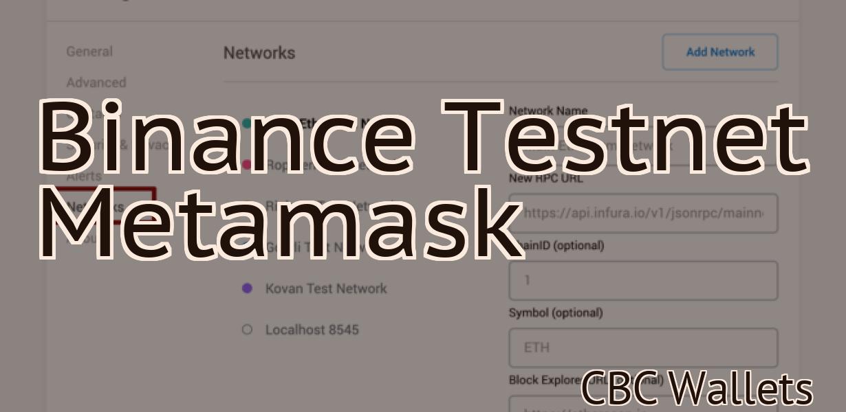 Binance Testnet Metamask