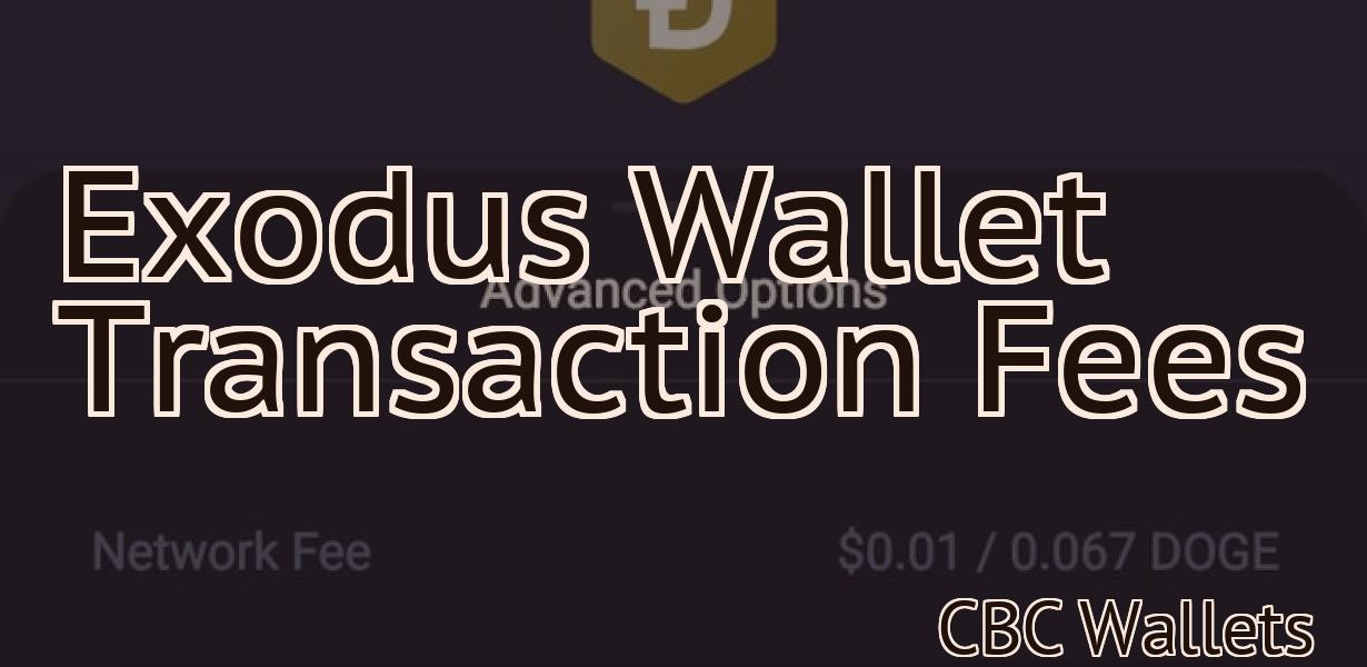 Exodus Wallet Transaction Fees