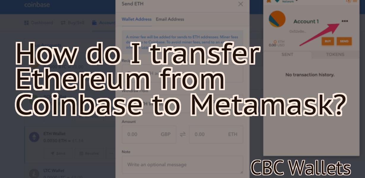 How do I transfer Ethereum from Coinbase to Metamask?
