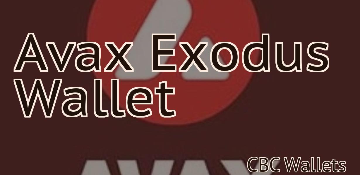 Avax Exodus Wallet