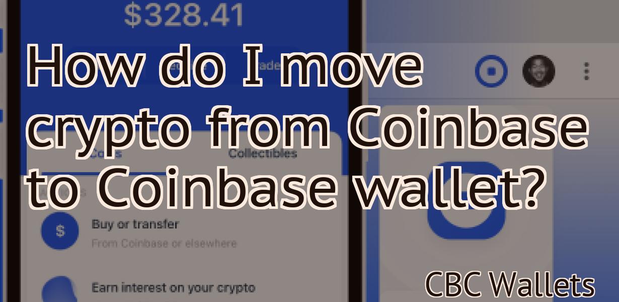 How do I move crypto from Coinbase to Coinbase wallet?