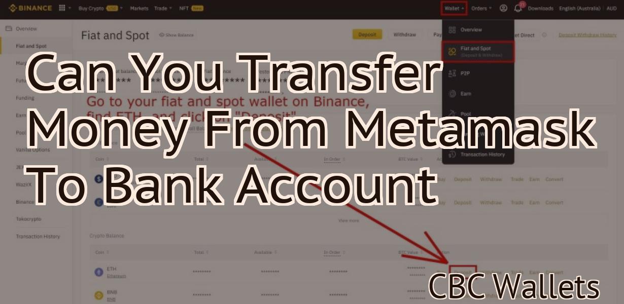 Can You Transfer Money From Metamask To Bank Account
